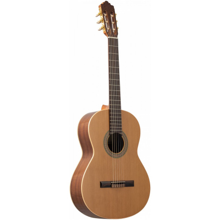 N100+ Классическая гитара 4/4, верхняя дека массив кедра, корпус красное дерево, глянцевая. ALTAMIRA