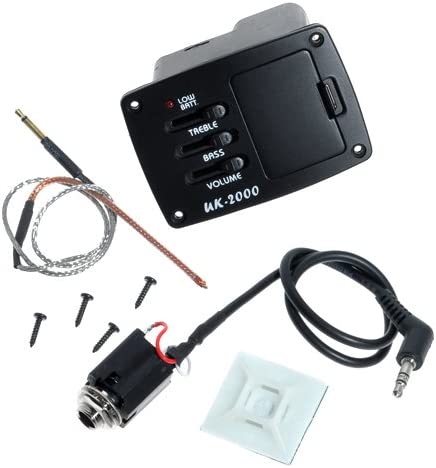 UK-2000 Звукосниматель и 2-полосный эквалайзер для укулеле, Belcat