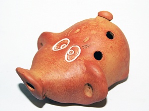 MN-OMS-4 Окарина малая сувенирная Поросенок, Мастерская Никифорова