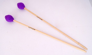 MM1 Палочки для маримбы, длина 406мм, диаметр наконечника 40мм. Lutner