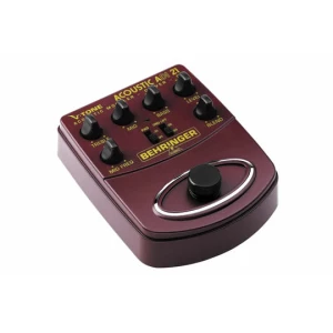 (INV) BEHRINGER ADI21 - педаль моделирования акустич. усилит / предусилитель для прямой записи / директI-б