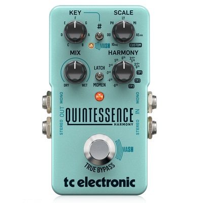 QUINTESSENCE HARMONY гитарная педаль «умный» гармонайзер с экспрессивной технологией. TC ELECTRONIC