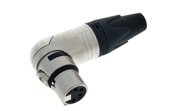 NC4FRX Кабельный разъем XLR, 4-х контактный <гнездо/мама>, угловой, NEUTRIK