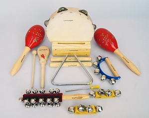 FLT-LT9 Набор перкуссии 9 предметов в чехле. Lutner