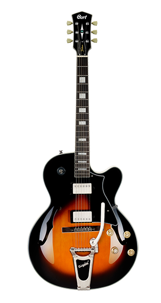 Yorktown-BV-TAB Hollow Body Series Полуакустическая гитара,  арктоп, с чехолом, Cort