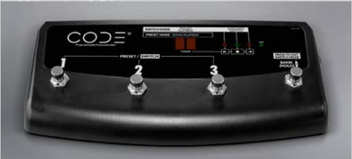 MARSHALL PEDL-91009 (4WAY FOOTSWITCH) ножной переключатель четырехкнопочный для серии CODE
