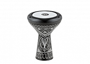 HE-1018 Mini Doumbek Барабан думбек 4" х 7 1/2", алюминий, черный, Meinl