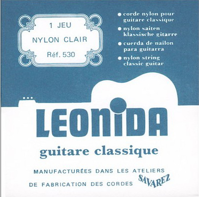 530 Leonida Комплект струн для классической гитары Savarez