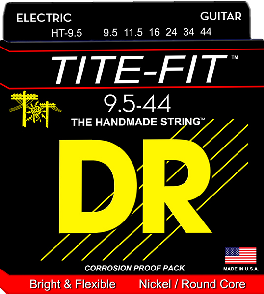 HT-9,5 TITE-FIT Half-Tite Комплект струн для электрогитры, 9.5-44, DR
