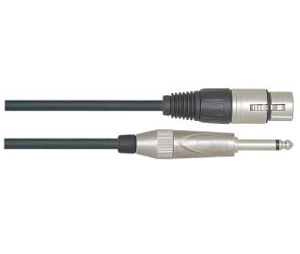 NMH-30 Микрофонный кабель XLRf-6.3 9м. LEEM 