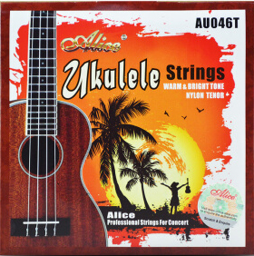 AU046-T Комплект струн для укулеле тенор, Alice