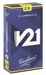 CR8025 V21 Трость для кларнета Bb, №2.5, 1шт, Vandoren