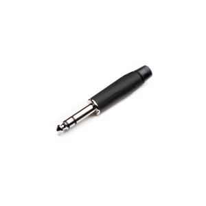 (INV) AMPHENOL ACPS-KB - джек стерео, кабельный, 6.3 мм, корпус металл, цвет - черный
