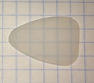 P708 Медиатор капролон для гуслей звончатых, мягкий, Мозеръ