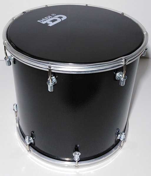 BK-10Gl Барабан кавказский дхол 10" (25х25,4см), чёрный глянцевый, Мастерская Бехтеревых