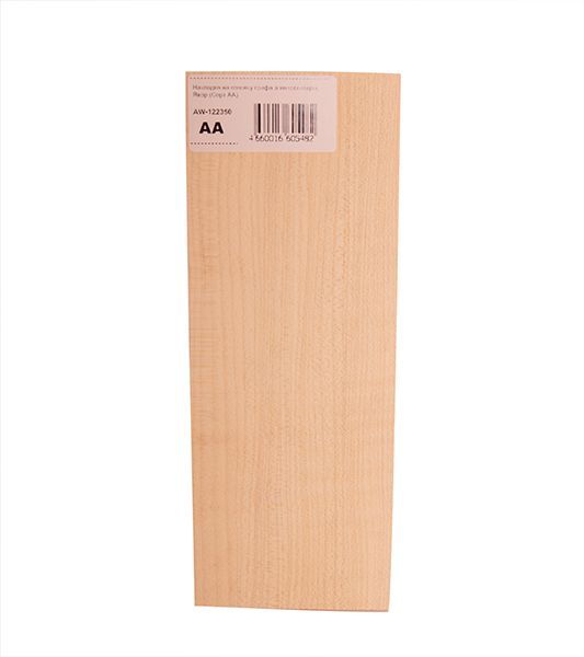 AW-120350-АА Накладка на головку грифа вестерн гитары, Явор (Сорт АА), Акустик Вуд