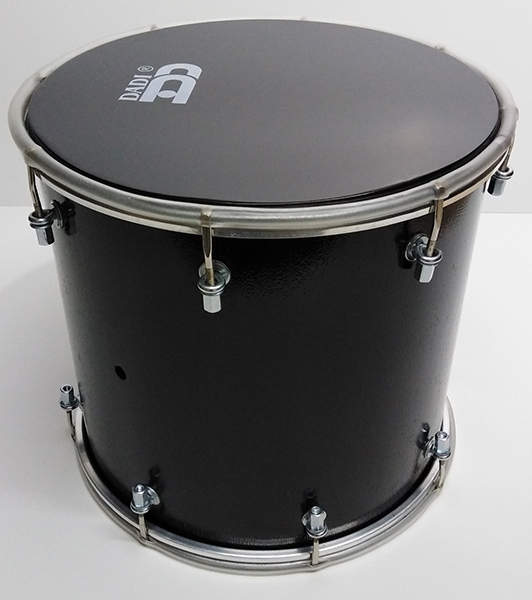 (LUT) BK-10Blm Барабан кавказский 10" (25х25.4см), цвет - чёрный матовый, Мастерская Бехтеревых