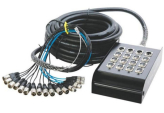(LUT) XSNC1204-30 Сценическая коммутационная коробка, 12хXLR входов + 4хXLR выхода, 30м, Superfix
