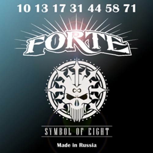 SoE 10-71 7 струнный комплект для электрогитары, без покрытия FORTE 