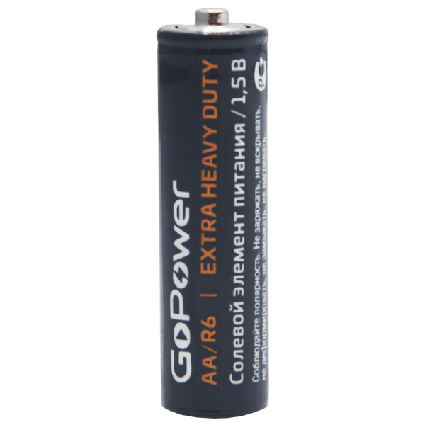 00-00015592 Carbon Zinc PRO Элемент питания AA/R6 солевой 1.5В, 1 шт, GoPower