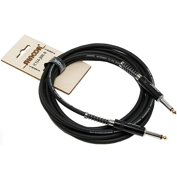 IC124-JMe-B-3m Кабель инструментальный, 6.35мм моно, 3м, SHNOOR