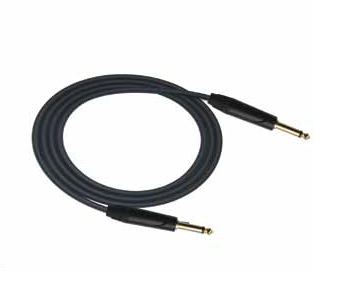 LRG-X2-3 Кабель инструментальный, разъемы 1/4”(6,35мм), 3м, бесшумный, LEEM