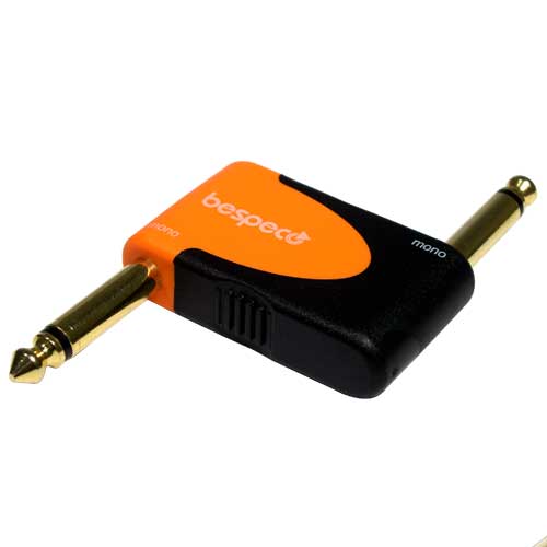 BESPECO Silos SLAD160 - переходник моно Джек 6.3 мм 90 гр. -> моно Джек 6.3 мм 90 гр.