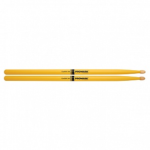 TX5BW-YELLOW 5B Барабанные палочки, желтые, орех гикори, деревянный наконечник, ProMark