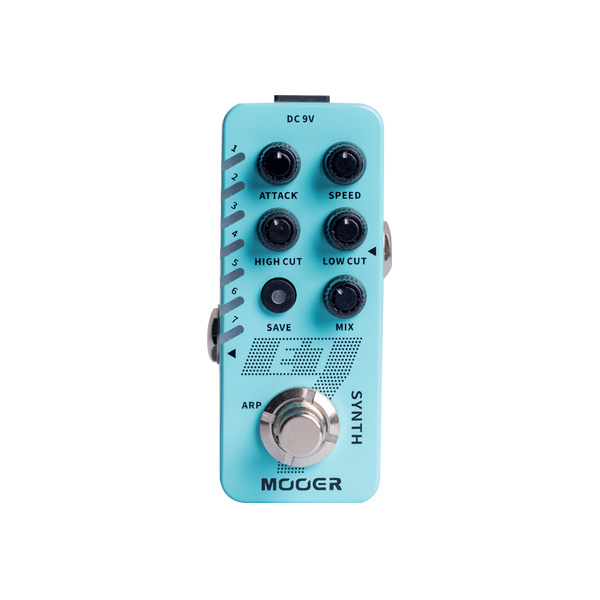 E7 Polyphonic Guitar Synth Педаль эффектов, Mooer