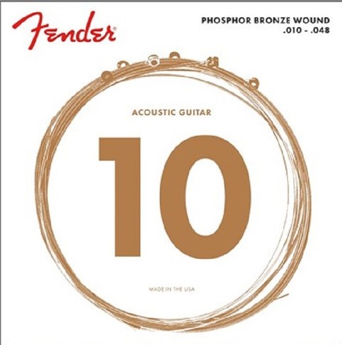 70XL 80/20 BRNZ BALL END Струны для акустической гитары 10-48 FENDER STRINGS NEW ACOUSTIC 