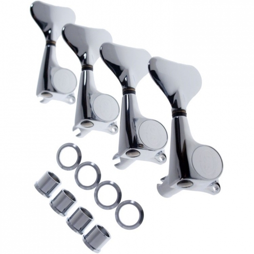 GBS510 C Колки для 4-струнной бас-гитары, 4 в ряд, хром. Gotoh (Made in Japan)