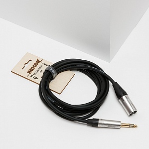 MC226-XMJS-1,5m Кабель микрофонный, XLRM-6.35мм стерео, 1.5м, SHNOOR