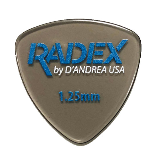 RDX346-1.25 Radex Медиатор, толщина 1.25мм, 1шт, D'Andrea