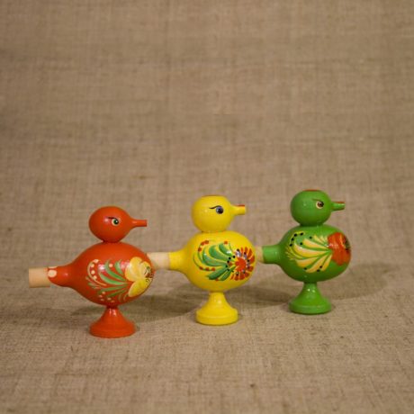 MS-K2-SS-02/К2-СС-02 Свистулька деревянная, Мастерская Сереброва