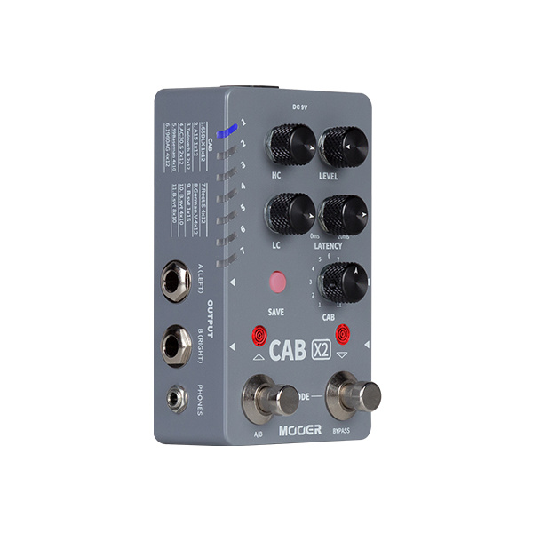M724 Cab X2 Педаль эффектов, Mooer