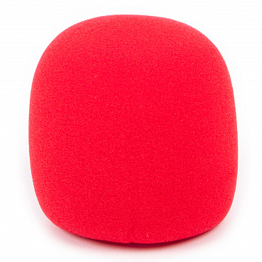 WS35R ветрозащита "колпачок" для студийных микрофонов диаметром  35-40 мм. Цвет - красный. FORCE