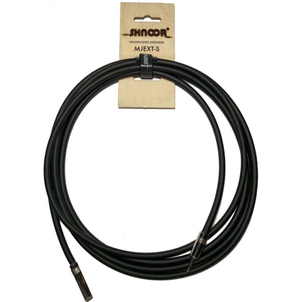 MJEXT-S-3m Удлинитель для наушников 3,5мм male - 3,5мм female (стерео), 3м, SHNOOR
