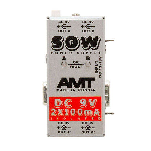 PSDC9-2 SOW PS-2 Модуль питания DC-9V 2x100mA, АМТ Electronics