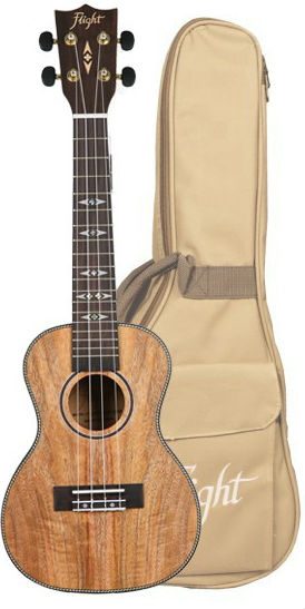 DUC450 MANGO Укулеле-концерт, манго, чехол в комплекте FLIGHT 