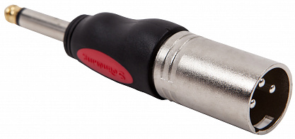 CXA006 Переходник (разъем переходной) XLR штекер - 1/4'' моно штекер, Soundking