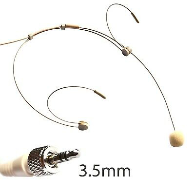 GMPT100 Головной проводной микрофон с регулировкой,штекер СТЕРЕО миниджек,цвет телесный