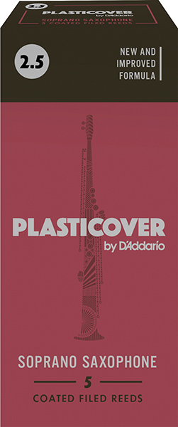 RRP05SSX250 Plasticover Трость для саксофона сопрано, размер 2.5, 1 шт. Rico