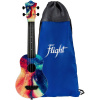 ULTRA S-40 Swirl Укулеле сопрано, поликарбонат армированный, чехол-рюкзак в комплекте, FLIGHT