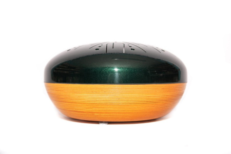 KSY.Woody-Янтарь Глюкофон, тритон, 30см, 10лепест,Ля-минор, звукосним, с палочками, сумкой. Kosmosky