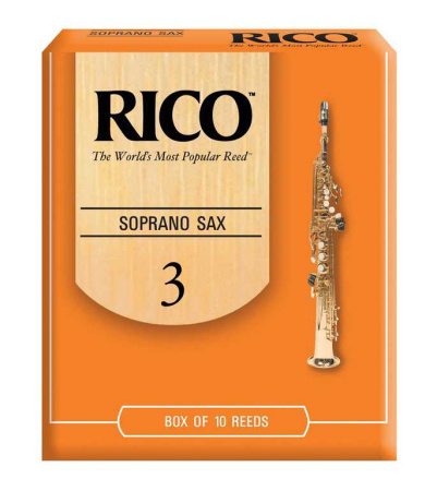 RRO10SSX300 Трость для саксофона сопрано, размер 3, 1 шт. Rico