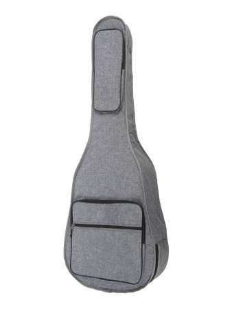 MLDG-33 Чехол для акустической гитары, серый/чёрный Lutner