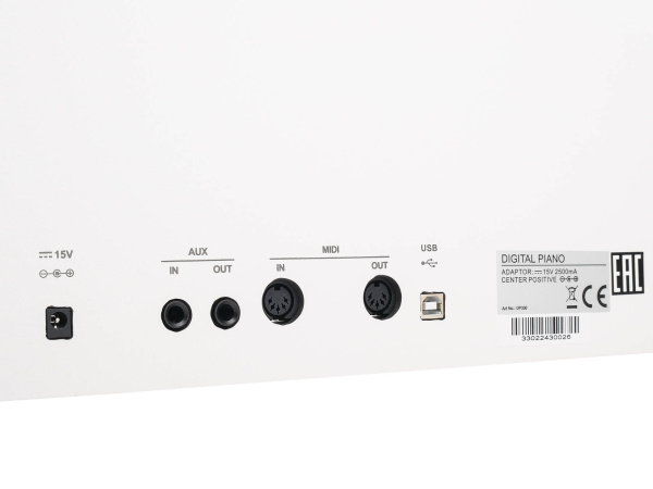 DP330-GW Цифровое пианино, белое глянцевое, Medeli