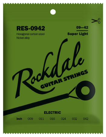 RES-0942 Комплект струн для электрогитары, ROCKDALE 