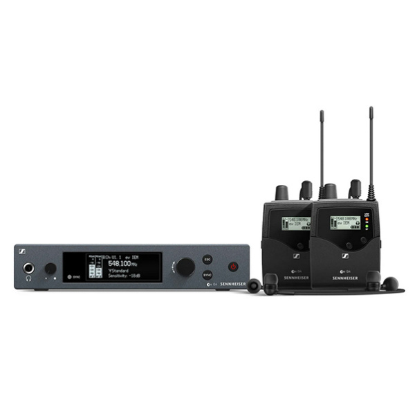 509615 507838 EW IEM G4-TWIN-G Беспроводная система мониторинга, 2 приемн., 566-608 Мгц, Sennheiser