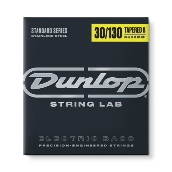DBS30130T Tapered B Комплект струн для 6-струнной бас-гитары, нерж.сталь, Medium, 30-130, Dunlop